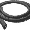 HALDEX MIDLAND SPIRAL WRAP BLACK 1in OD 16 FEET/BOX ($/BOX)