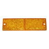 TRUCK-LITE 1X4\" RECTANGLE YELLOW REFLECTOR  2 SCREW/ADHESIVE