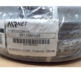 RUBBER HOSE 17x8mm L=25m