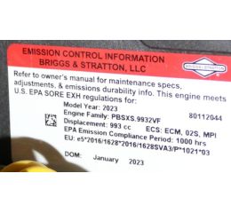 Vanguard 37HP EFI Engine 993cc