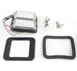 LIGHT: DUAL STACKED SURFACE MOUNT LED AMBER/WHITE