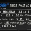 WONDERPOWER MOTORS SINGLE PHASE AC MOTOR 1 1/2\" SHAFT L 1 7/64\"DIA.