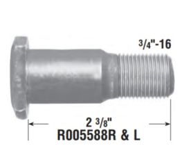 WHEEL STUD  SINGLE END  RH