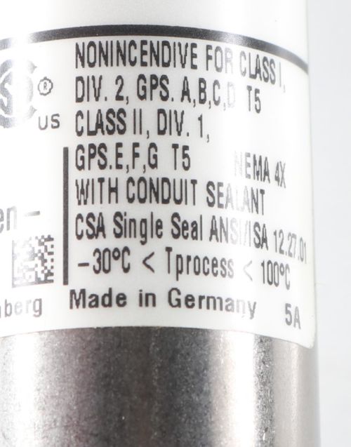 WIKA PRESSURE TRANSMITTER 0-60 LBS 4-20mA