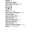 WEBB BRAKE DRUM 16.14 X 6.0 BAL