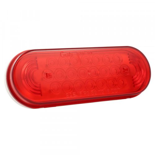 GROTE SUPERNOVA OVAL RED LED STOP TAIL TURN LIGHT - 12V