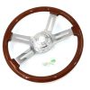 ROADMASTER KENWORTH 18 INCH STEERING WHEEL 4 CHROME SPOKE