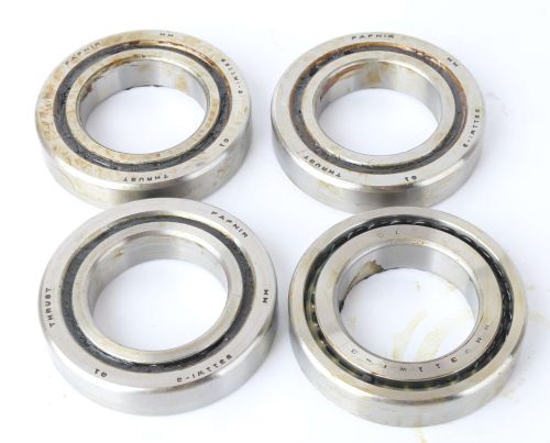 FAFNIR BALL BEARING SET OF 4 - ANGULAR CONTACT 3in OD
