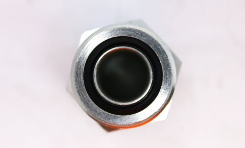 VOLVO ADAPTER FITTING: 1/2 BSPP X 1-1/4 UNF-2A ORFS