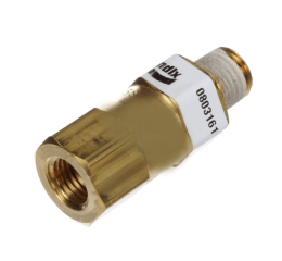 SINGLE CHECK VALVE  1/4-18 BOTH MALE & FEMALE NPT