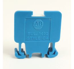 TERMINAL BLOCK  55A  600V AC/DC  BLUE  10MM