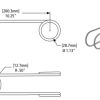 HOLLAND FIFTH WHEEL TRAILER LANDING GEAR CRANK HANDLE HANGER
