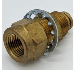 FITTING BULKHEAD UNION FEMALE 1/2T 3/8F