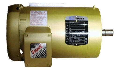 QUINCY AIR COMPRESSOR ELECTRIC MOTOR 1HP 200V 60Hz