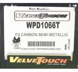 PAD-DISC BRAKE-F3 CARBON SEMI-METALLIC