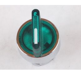 SELECTOR SWITCH OPERATOR: 2-POS ILLUMINATED GREEN