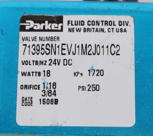 PARKER VALVE AIR LINE 1/4\" PORT