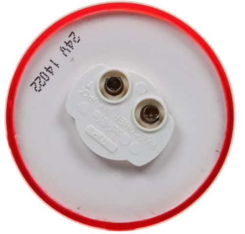 NSN 24V MARKER CLEARANCE LIGHT INCAN RED ROUND PL-10