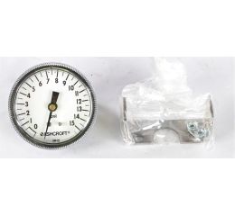 PRESSURE GAUGE 0-15PSI 2.5inDIA