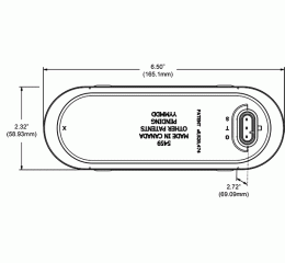 LAMP - LED CLEARANCE/MARKER MID-POSITION TURN