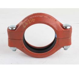 CPLG GROOVED 4\" W/'0' BLUE STR