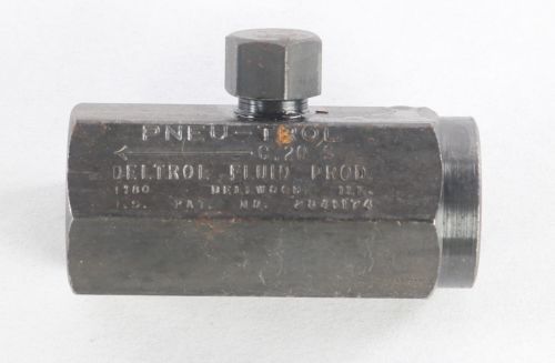 BUCYRUS CHECK VALVE 1/2IN 5000PSI 1/4IN  PORT 6 PGM