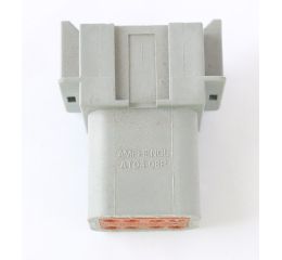 CONNECTOR 8 PIN RECEPTACLE - GREY A-KEYWAY