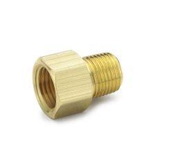 CONNECTOR FITTING-5/16 INV FLARE X 1/4 MNPT BRASS