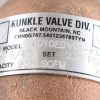 EMERSON - KUNKLE VALVE/CASH PRESSURE RELIEF VALVE