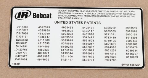 BOBCAT DECAL