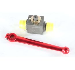 BLOCK BALL VALVE WITH HANDLE