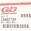 GARDNER DENVER SET-BELT 4PC
