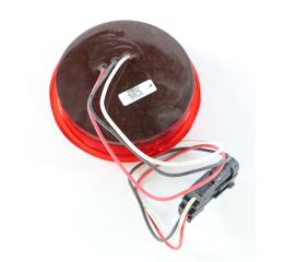 RED LED LIGHT - 4\" ROUND STOP/TURN/TAIL 12V