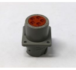GRAY SEALED RECEPT  PLASTIC PLUG  5-WAY  250V
