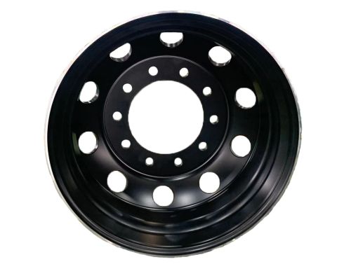 CWS 22.5X8.25 HUB PILOT SATIN BLACK FINISH WHEEL