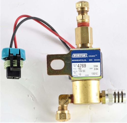 HORTON THERMAL SWITCH & SOLENOID 12V NORMAL OPEN  W/DIODE