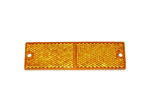 TRUCK-LITE 1X4\" RECTANGLE YELLOW REFLECTOR  2 SCREW/ADHESIVE