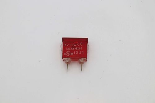 SOLICO RED INDICATOR LIGHT .38 X .91
