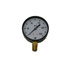 GAUGE 2.5-P500 200 PSI 1/4 LM