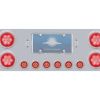 UNITED PACIFIC TAIL PANEL REAR  SS  4X 7 LED 4\" REFLECTOR LIGHTS