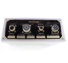 MODEL ECG POWER UNIT GOVERNOR. SPEED RANGE 200-2000 CPS