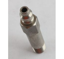 QC STEN 1/4 MPT OXYGEN