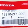 HONDA MUFFLER