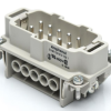 AMPHENOL CONNECTOR INSERT - MALE 10-POLE RECTANGULAR