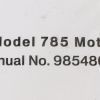 LEEBOY 785 OPERATIONS  SERVICE & PARTS MANUAL