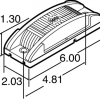 TRUCK-LITE SUPER 21 REFLECTORIZED MARKER CLEARANCE LIGHT 12V
