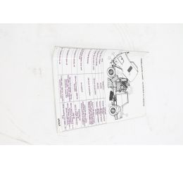 A7 LUBRICATION CHART 2013