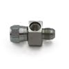 WORLD WIDE FITTINGS INC TEE 3/8 MJICX3/8 FJICX1/4 SAE