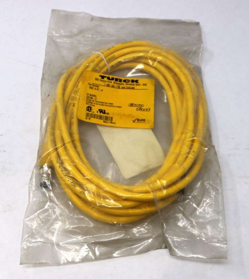TURCK CABLE CORDSET M121-END MALE 4-LEAD 6-M