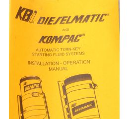 KBi  AUTOMATIC TURN-KEY STARTING FLUID SYSTEM